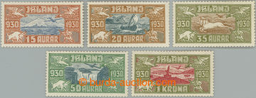 248023 - 1930 Mi.142-146, 1000 let islandského parlamentu 15A - 1Kr;