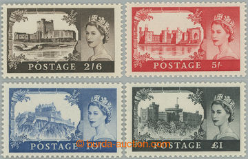 248108 - 1959 SG.595-598, Elizabeth II. - Castles 2Sh6d - £1, wmk Mu