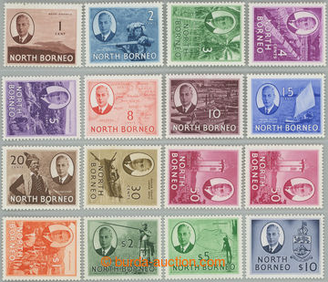 248111 - 1950-1952 SG.356-370, Jiří VI. - Motivy 1c - $10, kompletn