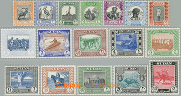 248118 - 1951-1961 SG.123-139, Motives 1mill - 50Pia; complete mint n