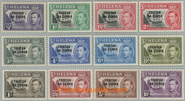 248121 - 1952 SG.1-12, George VI. - Motives ½d - 10Sh with overprint