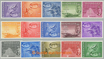 248139 - 1952 SG.158-172, Jiří VI. - Motivy 2c - 10R; kompletní s