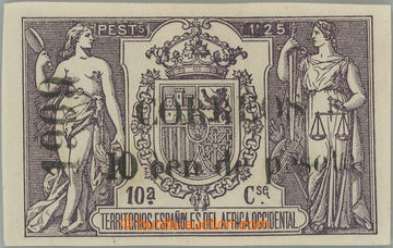 248157 - 1909 ELOBEY, ANNOBÓN A CORISCO / Edifil.50Jn, overprint 10P