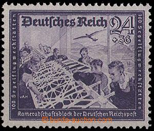 24816 - 1944 Mi.893/I.,  ZP 36 s DV  tečka pod D (Deutsches).