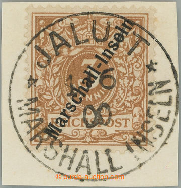 248279 - 1899 Mi.1Ia, Krone 3Pfg ochre brown with overprint MARSCHALL