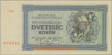 248441 - 1945 Ba.69a, 2000K 1945, hledaná první série 1 Ne (!), pe