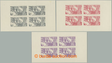 248448 - 1955 Mi.Bl.29-31, souvenir sheets Aleppo 7,50Pa-30Pa; very f