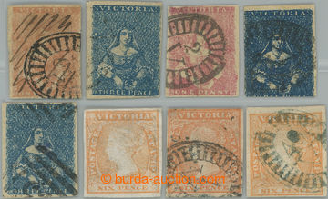 248464 - 1850-1854 SG.9b, 11, 28, 31b, 31b, 32a (2), 32b; 8ks Viktori