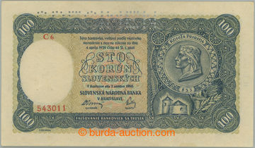 248467 - 1940 Ba.49a, 100ks 1940, II. vydání, série C6, perforace 