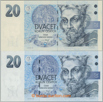 248499 - 1994 Ba.CZ10a+b, 20Kč 1994, sestava 2ks základních varian