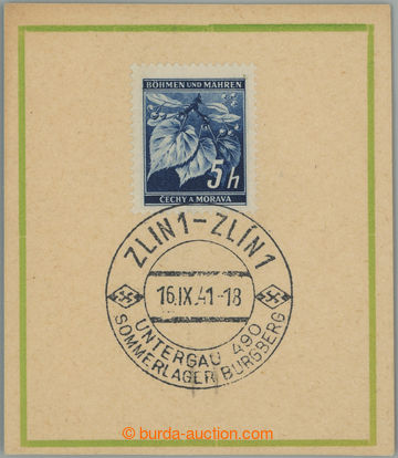 248532 - 1941 PR73, UNTERGAU 490/ SOMMERLAGER BURGBERG ZLÍN 1/ 16.IX