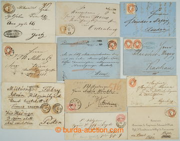 248543 - 1860-1867 SLOVAK TERRITORY / selection of 11 letters with II