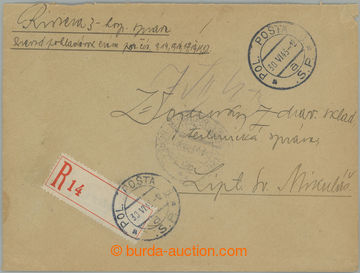 248544 - 1943 PP8a, R-dopis zaslaný z Ruska na Slovensko s podacím 