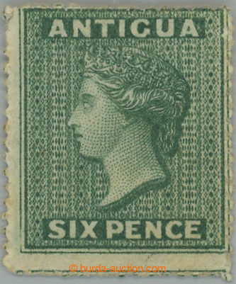 248550 - 1862 SG.1, Viktorie (Perkins Bacon) 6P blue-green bez průsv