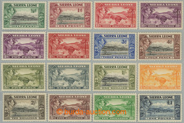 248611 - 1938 SG.188-200, Jiří VI. - Motivy ½P - £1; kompletní s