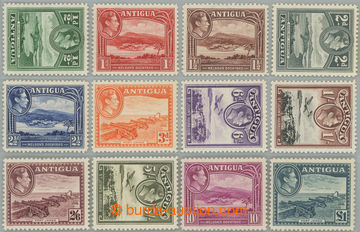 248620 - 1938 SG.98-109, Jiří VI. Motivy ½P - £1; bez nálepky, k