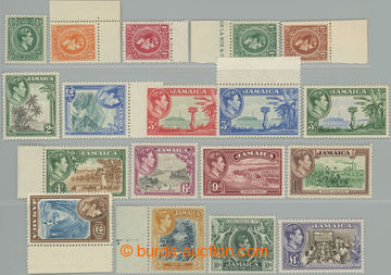 248621 - 1938 SG.121-133a, George VI. Motives ½P - £1; complete set