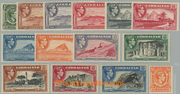 248625 - 1938 SG.121-131, Jiří VI. Motivy 1/2P-£1; kompletní sér