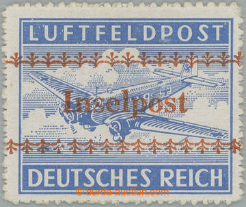 248647 - 1944 INSELPOST / CRETA / Mi.7B, Luftfeldpost with orangered 