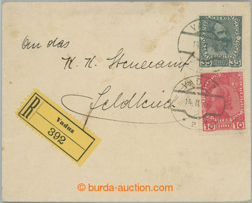 248704 - 1916 R-dopis z Vaduzu do Feldkirchu, vyfr. lichtenštejnskou