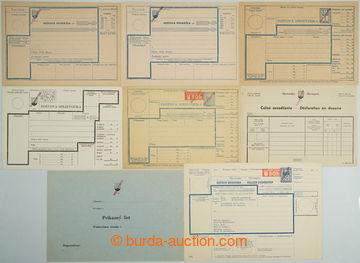 248709 - 1945 sestava 10ks různých slovenských průvodek a formul