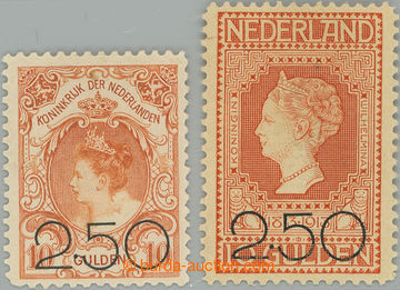 248721 - 1920 Mi.99-100, 2x Vilemína 2,50G/10G, malý a velký form