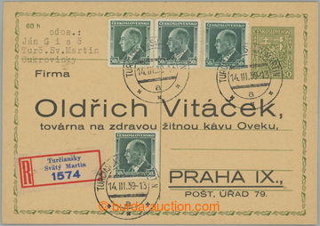 248725 - 1939 1. DAY OF INDEPENDENT SLOVAKIA / SOUKROMÝ PŘÍTISK / 