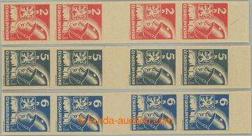 248877 -  MEZIARŠÍ / Pof.354-356Ms(4), 2K-6K, kompletní řada svis