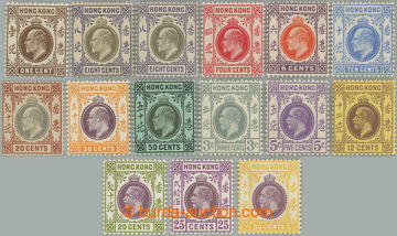 249036 - 1903-1937 SELECTION / 15 mint stamps Edward VII. and George 