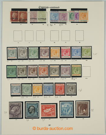 249039 - 1880-1961 [COLLECTIONS]  small collection on 3 pages, contai