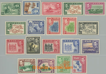 249057 - 1938-1955 SG.249-266b, George VI. - Motives ½P - £1; compl