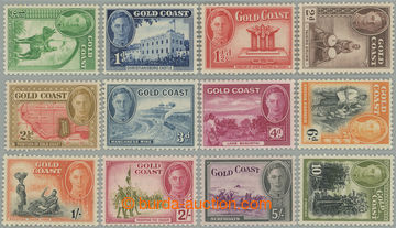 249060 - 1948 SG.135-146, George VI. - Motives ½P - 10Sh; complete s