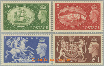 249061 - 1951 SG.509-512, George VI. - Motives 2Sh6P -£1; complete s