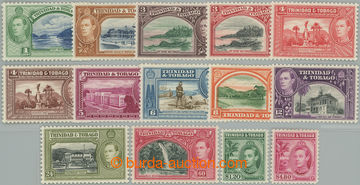 249125 - 1938-1944 SG.246-256, George VI. - Motives 1c - $4,80; compl