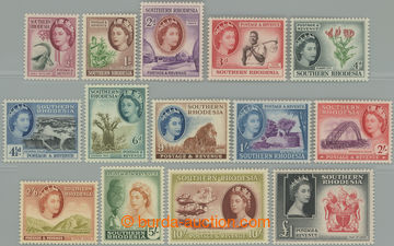 249130 - 1953 SG.78-91, Elizabeth II. - Motives ½d - £1; complete s