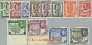 249133 - 1942 SG.105-116, Jiří VI. ½a - 5R; kompletní série bez 