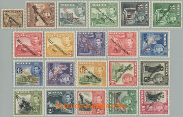 249139 - 1948-1953 SG.234-248, Jiří VI. - Motivy ¼P - 10Sh, komple