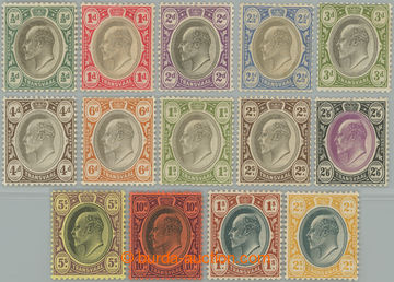 249156 - 1902 SG.244-255, 256, 257, Edward VII. ½P - 10Sh, wmk Crown