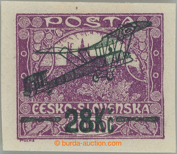 249168 -  Pof.L3, I. letecké provizorium 28Kč/1000h fialová, tisk 
