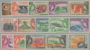249193 - 1954-162 SG.140-158, Alžběta II. - Motivy ½c - $2,40; kom