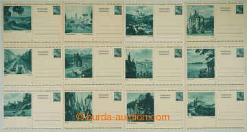 249397 - 1939 CDV6/1-12, Lipová ratolest 60h, kompletní řada nepou