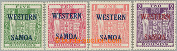 249452 - 1955 SG.232-235, novozélandské Znak 5Sh - £2 s přetiskem