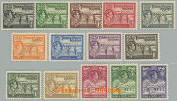 249479 - 1938-1945 SG.194s-205s, Jiří VI. - Produkce soli ¼d - 10S