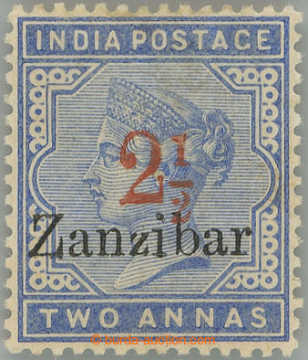 249482 - 1895-1896 SG.28, indická Viktorie 2a pale blue s černým p