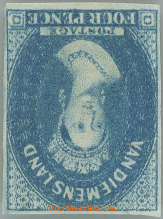249484 - 1857-1867 SG.38(w), Viktorie Chalon Head 4P bright blue, PŘ
