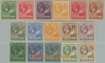 249499 - 1921-1929 SG.62-80, Jiří V. - Znak kolonie ½P - 4Sh, nomi