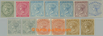 249559 - 1883-1904 SG.21-29b, Victoria ½P - 1Sh, selection of 13 sta
