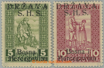 249759 - 1918 VYDÁNÍ PRO BOSNU A HERZEGOVINU / Mi.A19I, A20I, přet