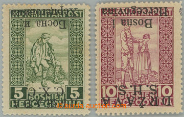 249762 - 1918 VYDÁNÍ PRO BOSNU A HERZEGOVINU / Mi.A19II, A20I, pře