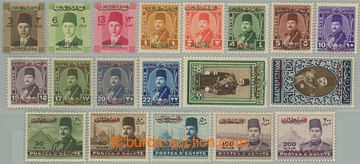 249833 - 1948 EGYPTSKÁ OKUPACE / Mi.1-3, 4-14, 15-19, egyptské Far